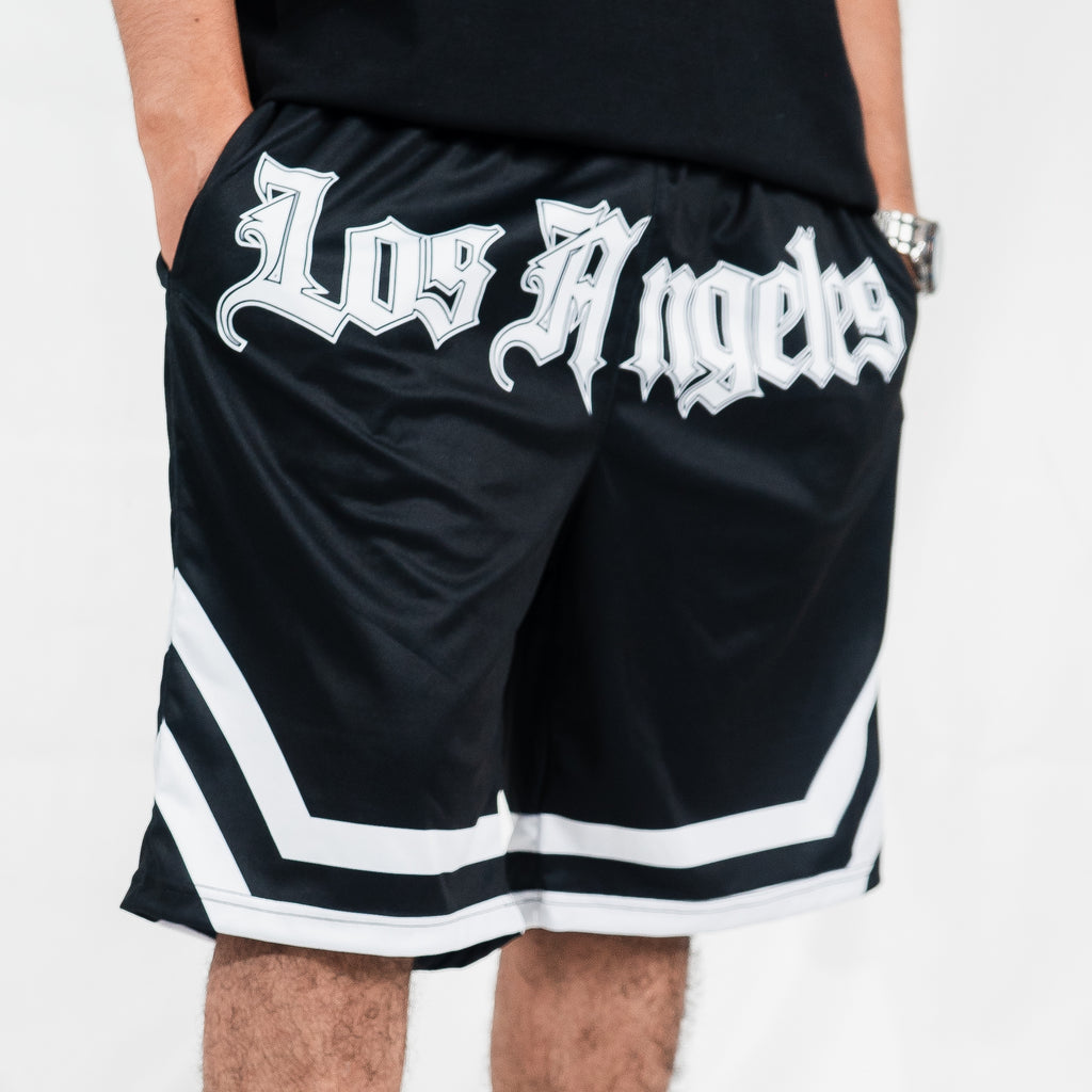 Short Classic Los Ángeles blanco y negro